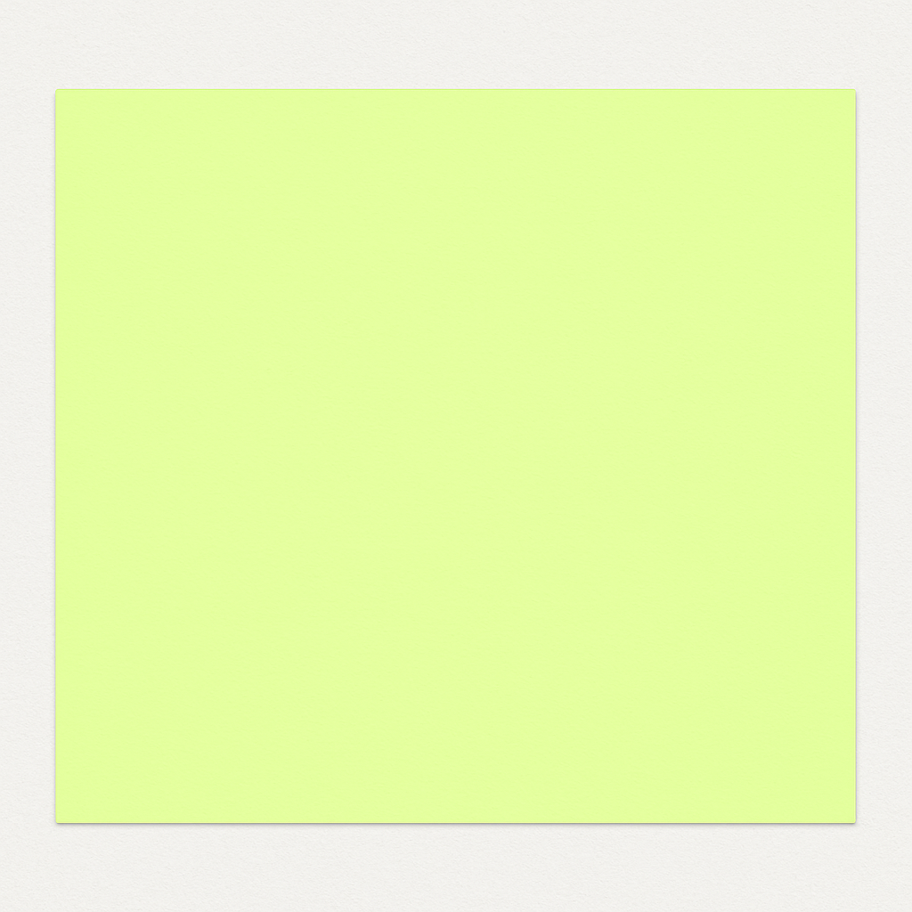 LOPLAIN RECTANGLE IN THE HEX CODE E5FFB8 COR